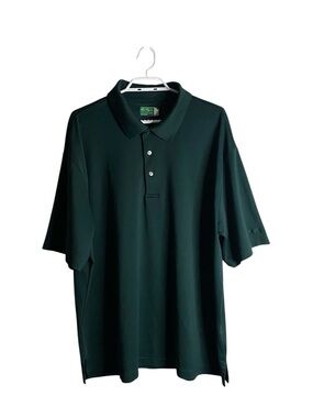 Ben Hogan Men's Forest Green Polo Performance Wear Golf Shirt